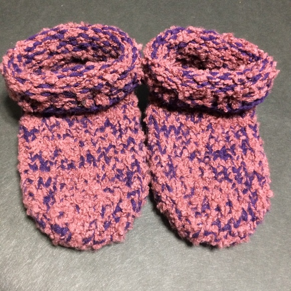 Knitted slipper socks - Picture 1 of 4